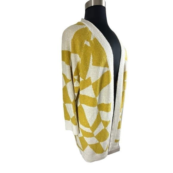 Ava & Viv Geometric Open Front Plus Size Duster Cardigan Nwot - Picture 9 of 16